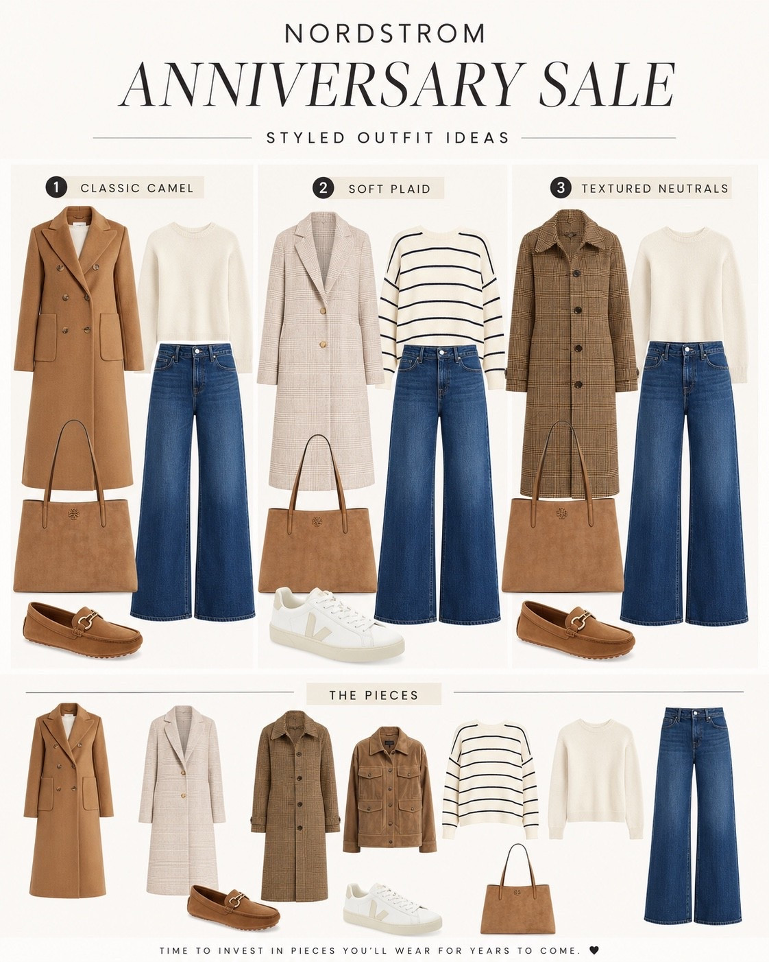 Give me all the Ralph Lauren elevated fall looks ON SALE!  I mixed and matched some of my favorite denim, a cashmere neutral sweater, gorgeous costs and cute shoes!

Nordstrom Anniversary Sale early access begins July 14 for Icon cardmembers, July 15 for Ambassador cardmembers, July 16 for Influencer cardmembers, and opens to the public on July 18.