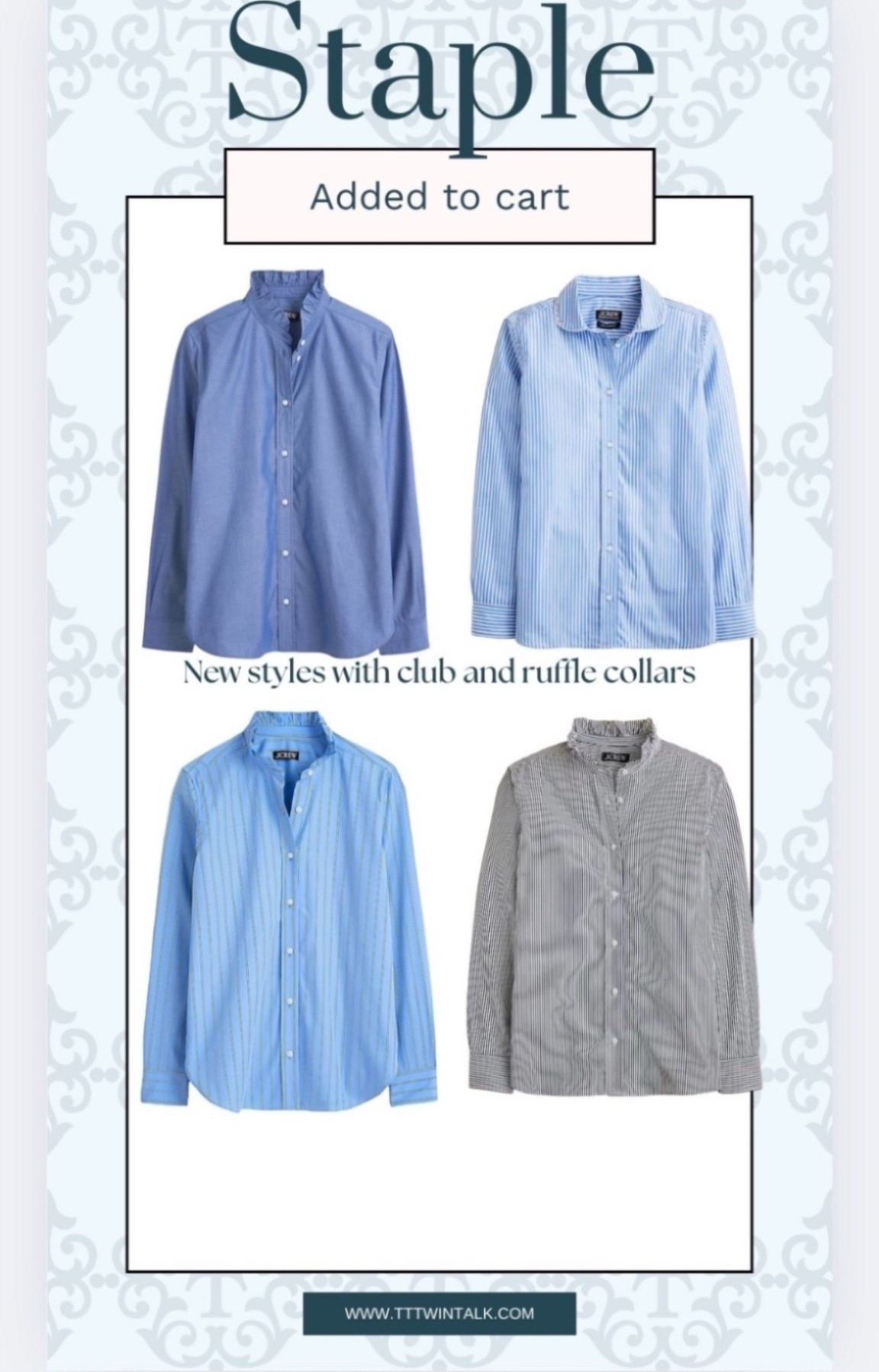 Some closet staples shirts we are loving! m

#LTKOver40 #LTKgrwm #LTKootd