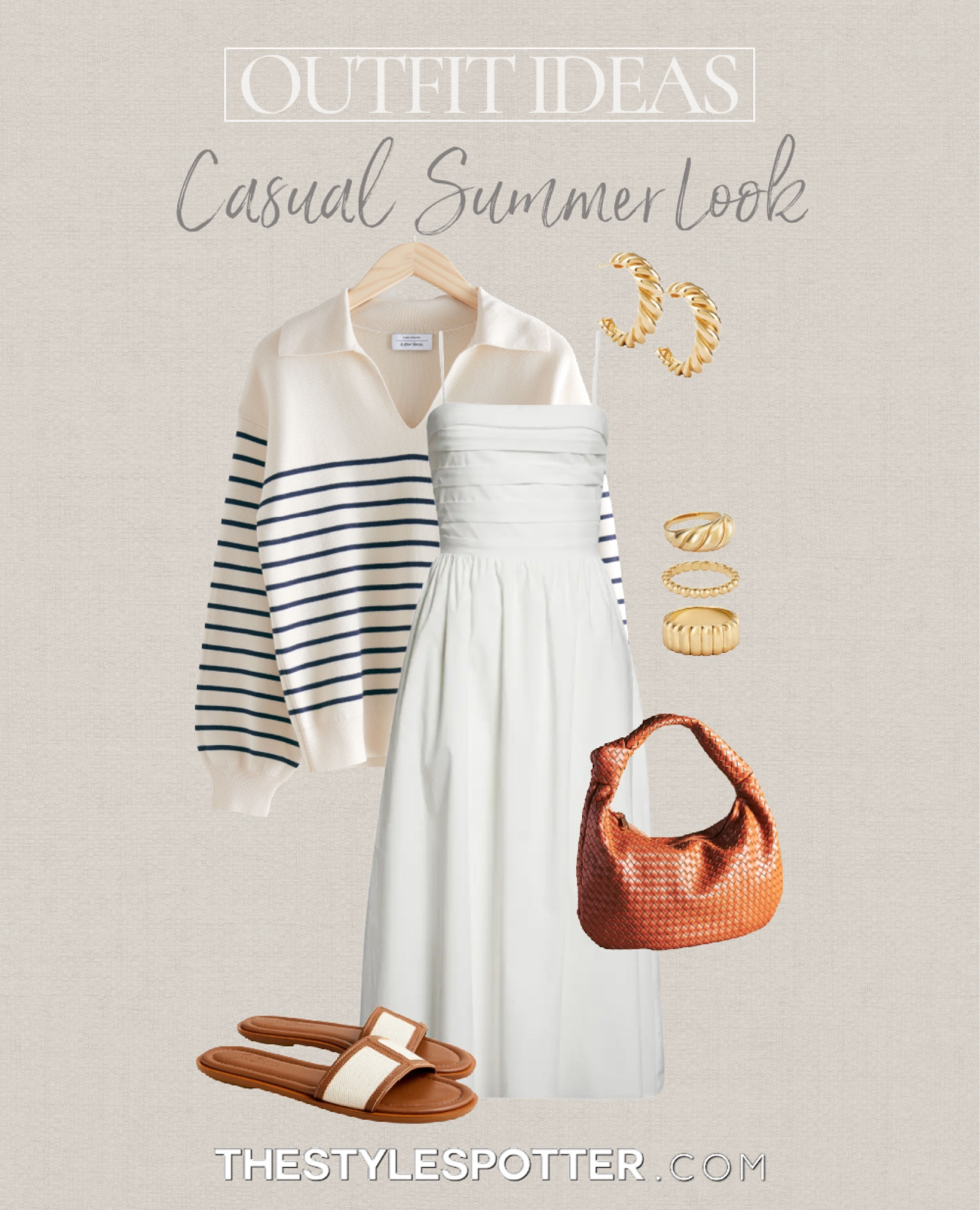 Old Money Aesthetic Summer Outfit Ideas 💐 Casual Summer Look
A summer outfit isn’t complete with comfortable essentials and soft colors. These casual looks are both stylish and practical for an easy summer outfit. The look is built of closet essentials that will be useful and versatile in your capsule wardrobe. 
Shop this look 👇🏼 🌈 🌷


#LTKSeasonal #LTKFind #LTKU
