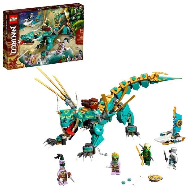 LEGO NINJAGO Jungle Dragon 71746 Building Toy Ninja Playset (506 Pieces) | Walmart (US)