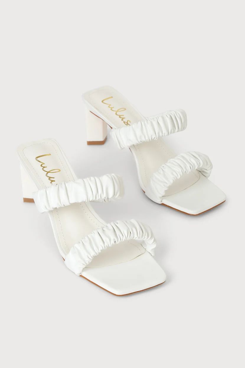 Twyy White High Heel Sandals | Lulus (US)