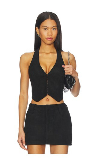 Nakedvice x REVOLVE The Staten Vest Top in Black. - size M | Revolve Clothing (Global)