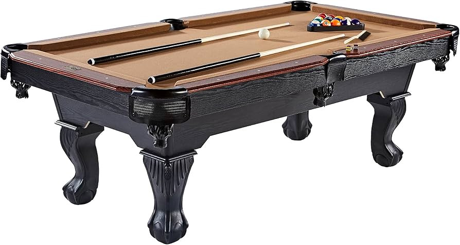Barrington Billiards 7.5' Belmont Drop Pocket Table With Pool Ball and Cue Stick Set | Amazon (US)