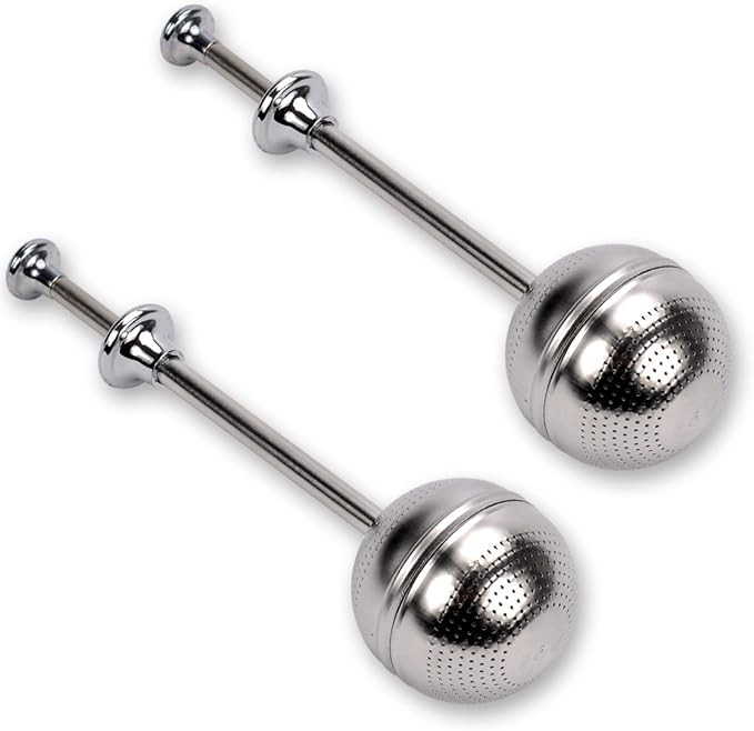 Numola Long Handle Tea Ball Stainless Steel, 2Pcs Premium Tea Infuser Filter for Loose Leaf Tea, ... | Amazon (US)
