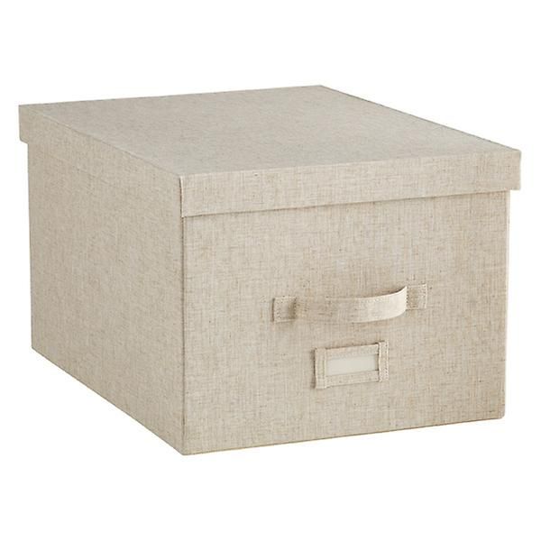 Cambridge Large Box Linen | The Container Store