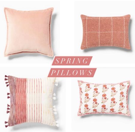 New throw pillows, spring decor, home decor

#LTKSeasonal #LTKfindsunder50 #LTKhome