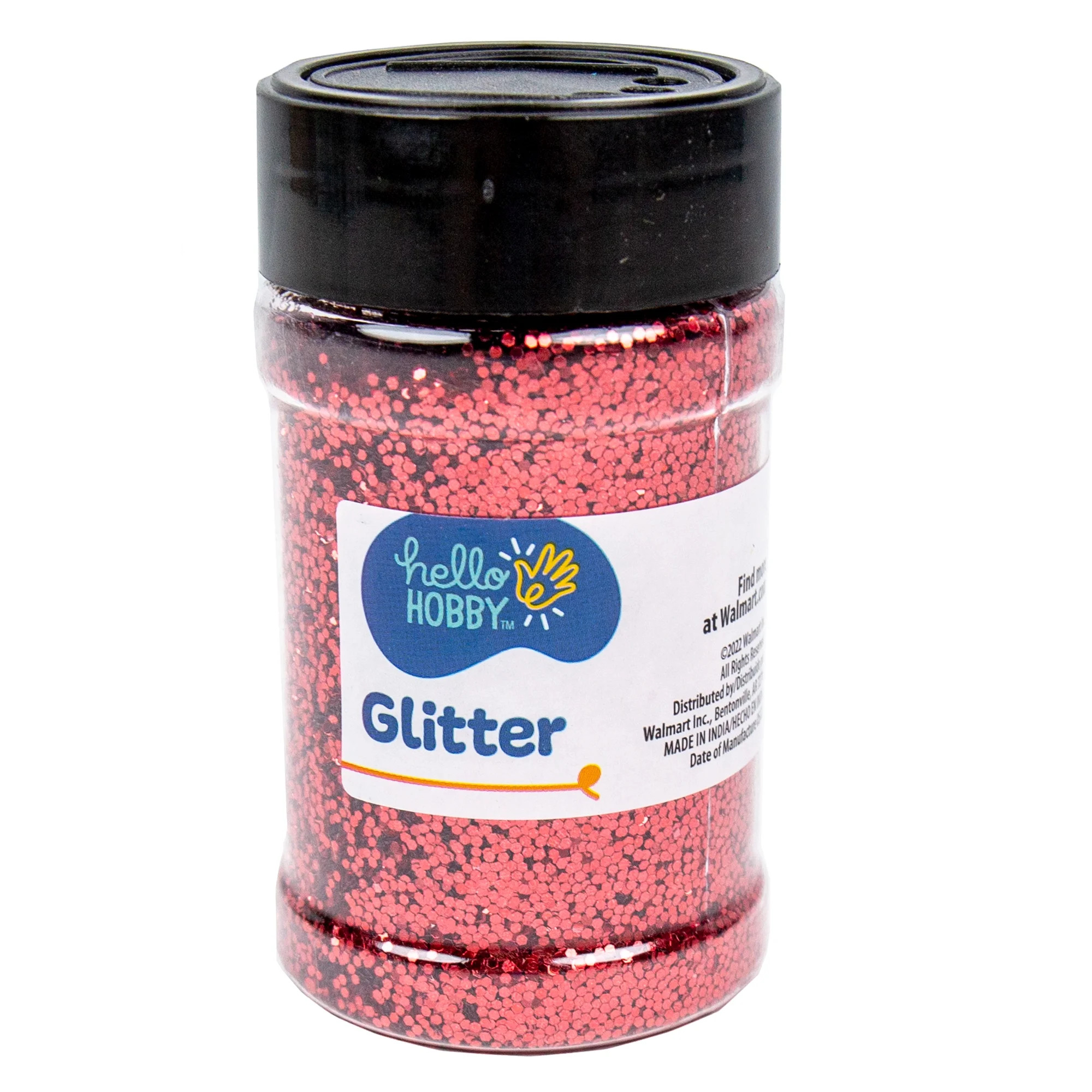 Hello Hobby Red Glitter Shaker, 4 oz. | Walmart (US)