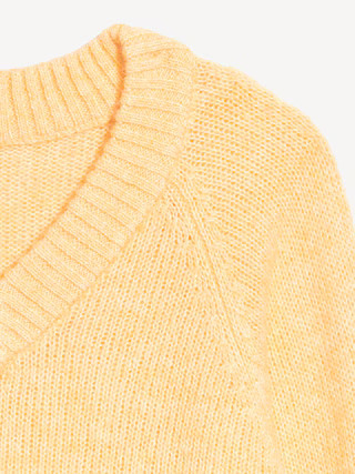 Cozy Cropped V-Neck Sweater | Old Navy (US)