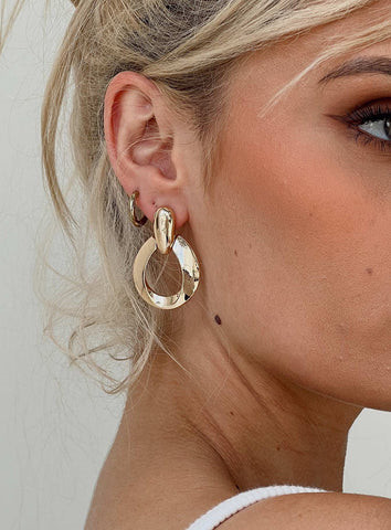 Dallia Earrings Gold | Princess Polly US
