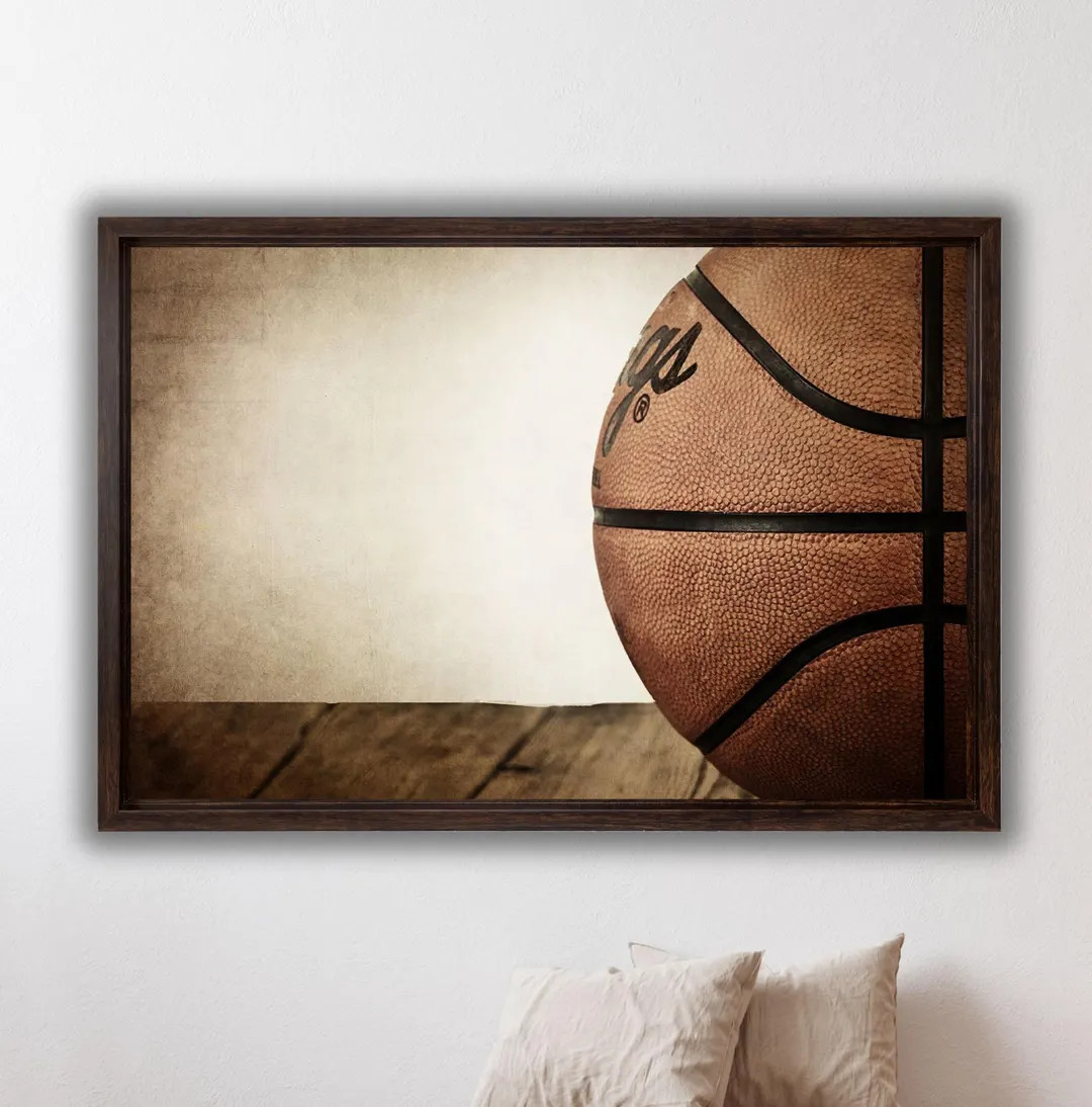 Basketball Wall Canvas Wall Art,basketball Poster,basketball Canvas Print,man Cave Wall Art Decor... | Etsy (US)