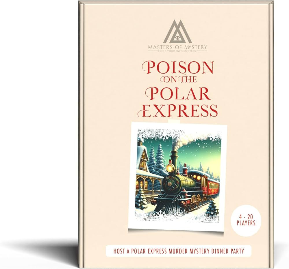 Replay-able Polar Train Murder Mystery Dinner Party Game - Host A Christmas Dinner Party Game Nig... | Amazon (US)
