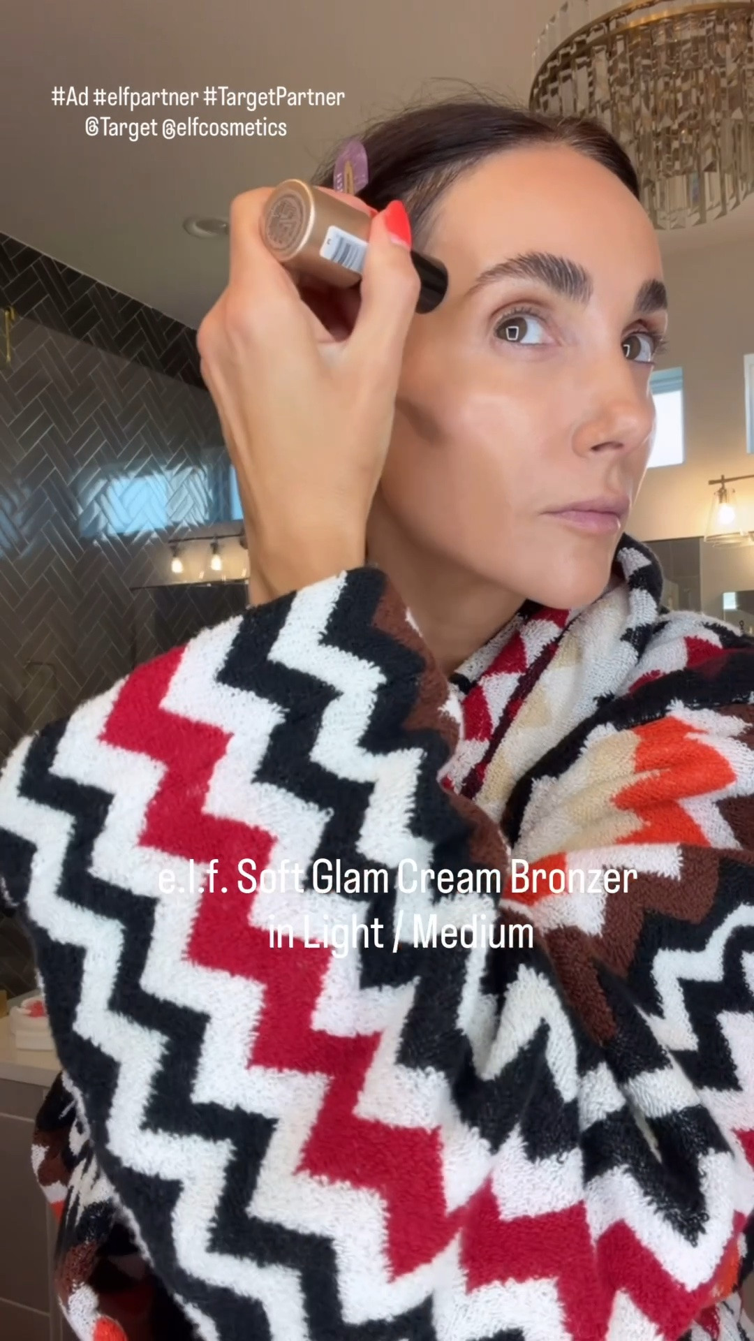 #Ad Back To School Season is here. Here’s my quick 5 min makeup routine. Details:
e.l.f. Soft Glam Brightening Corrector - Light Pink
e.l.f. Soft Glam Cream Blush - Melon-Drama
e.l.f. Soft Glam Cream Bronzer -Light/Medium
e.l.f. Soft Glam Satin Concealer - 25 Light Neutral
e.l.f. Soft Glam Satin Foundation- 31 Medium Neutral
#elfpartner #TargetPartner @Target @elfcosmetics