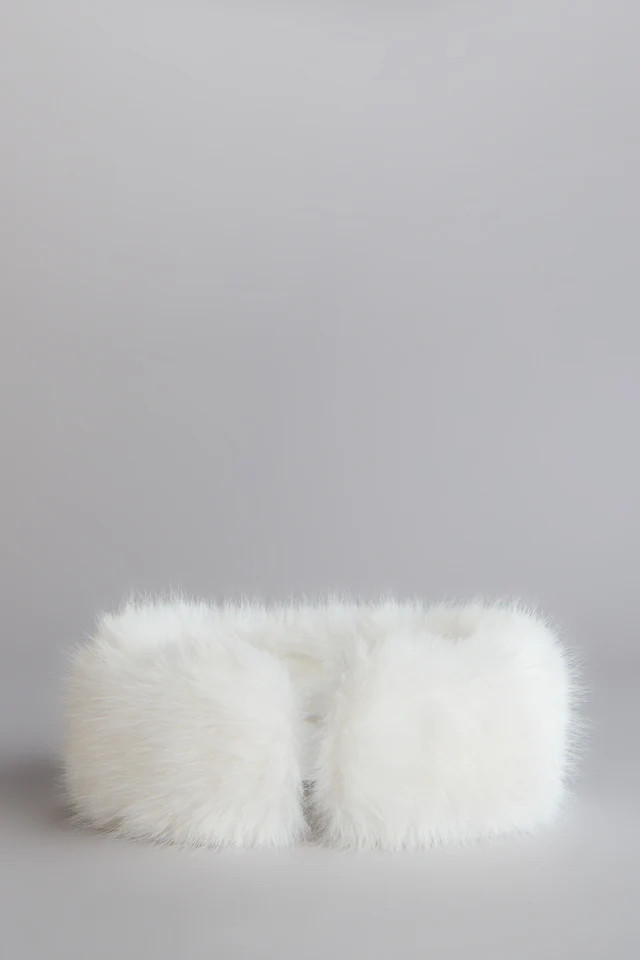 Snow Kissed Faux Fur Headband Wrap | Windsor Stores