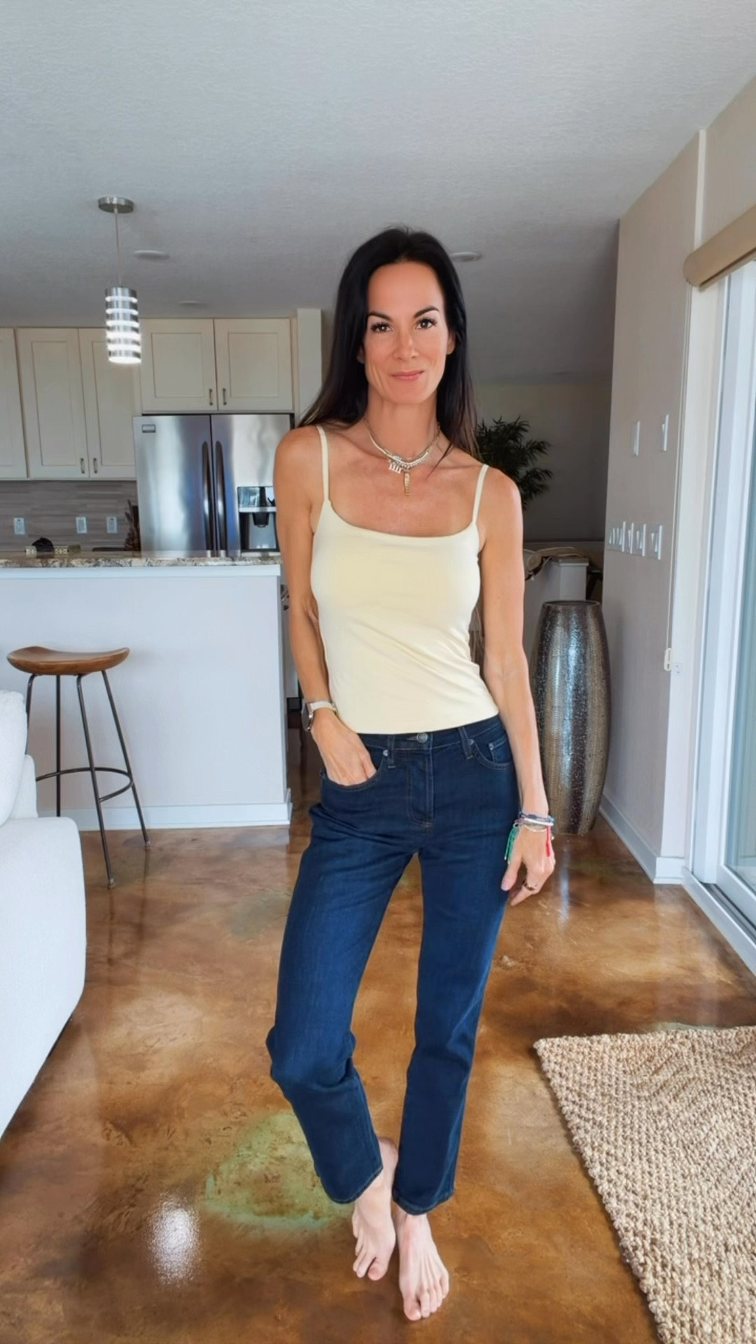 The fit. The wash. The length… yeah these jeans might be the ones 👀✨

I’m always on the hunt for that perfect everyday denim — you know, the pair that just works without trying too hard — and these are IT.

Mid-rise ✔️
Clean straight leg ✔️
Hits right at the ankle ✔️
And somehow makes everything look just a little more put together

Styled them with a simple tank, a pop of color (because we don’t do boring), and my go-to accessories for that effortless, pulled-together vibe.

Trust me… you’re going to live in these.

✨ Use code NICOLE15 for 15% off at Ruti.com



#NicoleColeeStyle #DenimStyle #EverydayChic #EffortlessOutfits #LTKFinds



#LTKdayinmylife #LTKootd #LTKgrwm