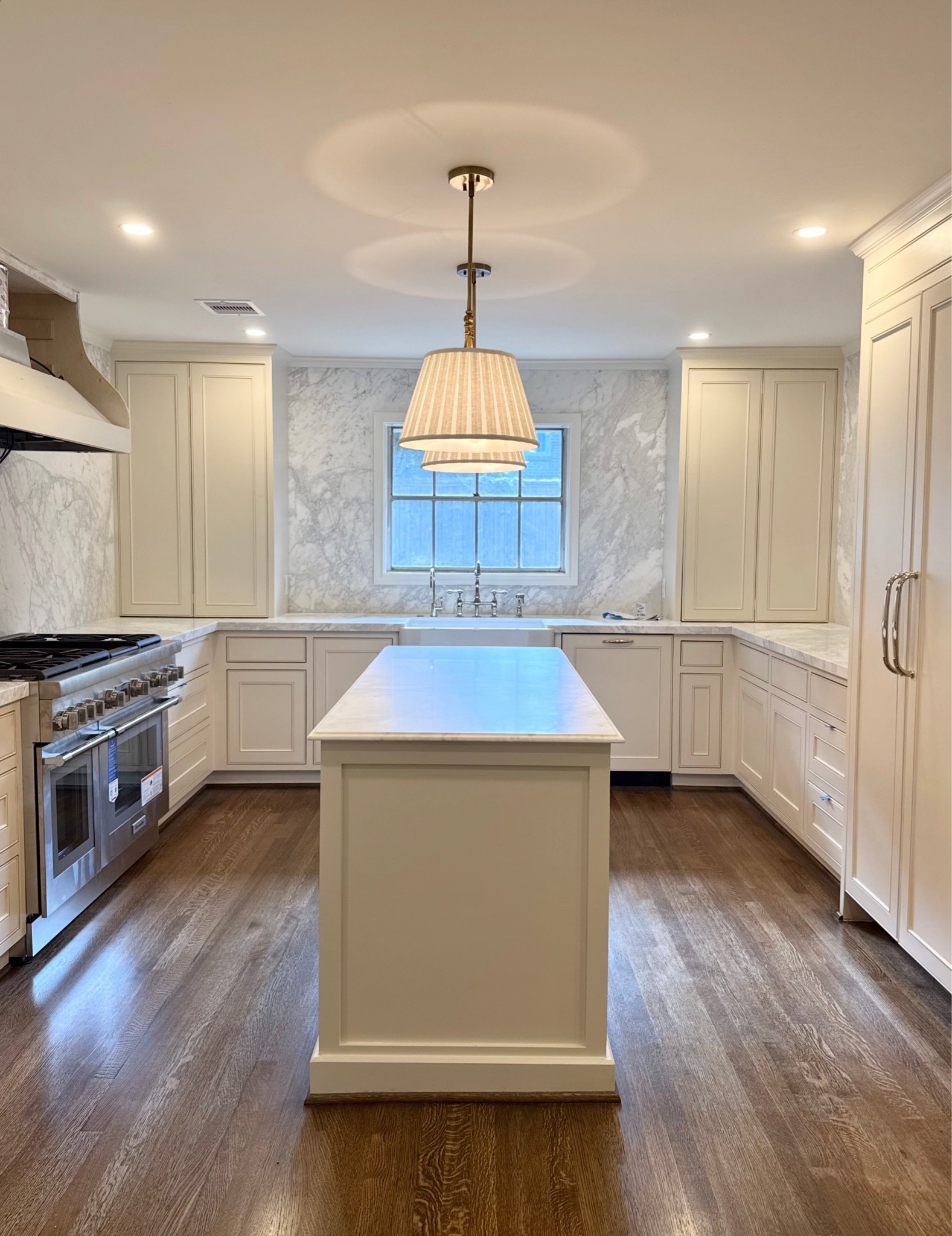 Kitchen is almost done and ready to move in! Linking my pendant lights! I have the box pleat 16in linen lampshade (linked as well) for the shade!