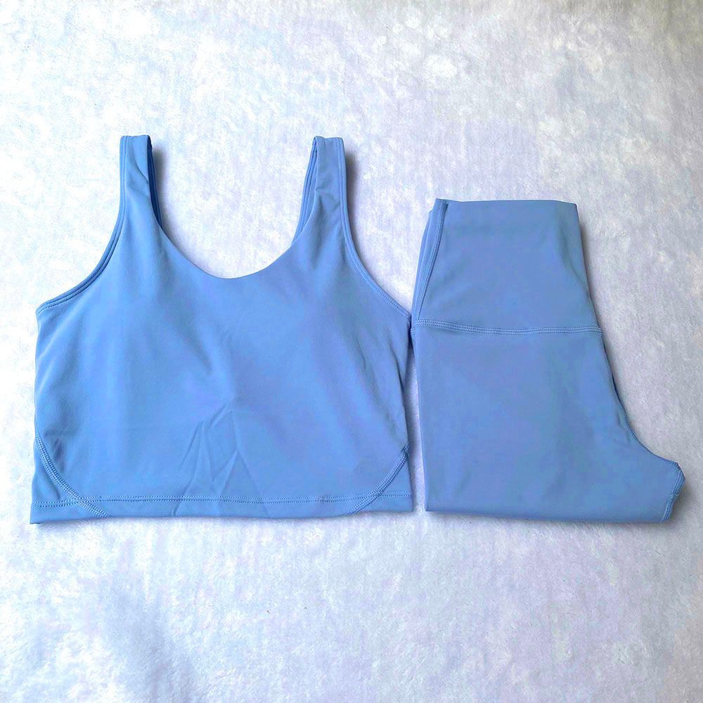 Save Big on Bulk Yoga Sports Bra Leggings Set Naked Feel Yoga Set Women Fitness Sportswear U Back... | DHGate