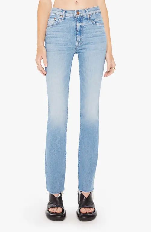 MOTHER The Insider Sneak Frayed High Waist Bootcut Jeans | Nordstrom | Nordstrom