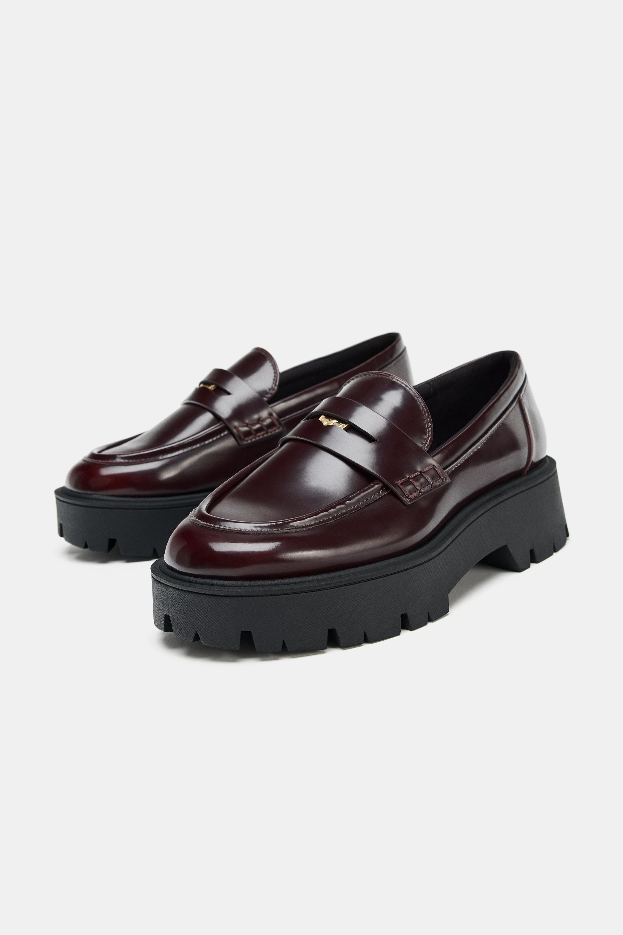 PENNY LOAFER WITH PLATFORM SOLE | Zara US