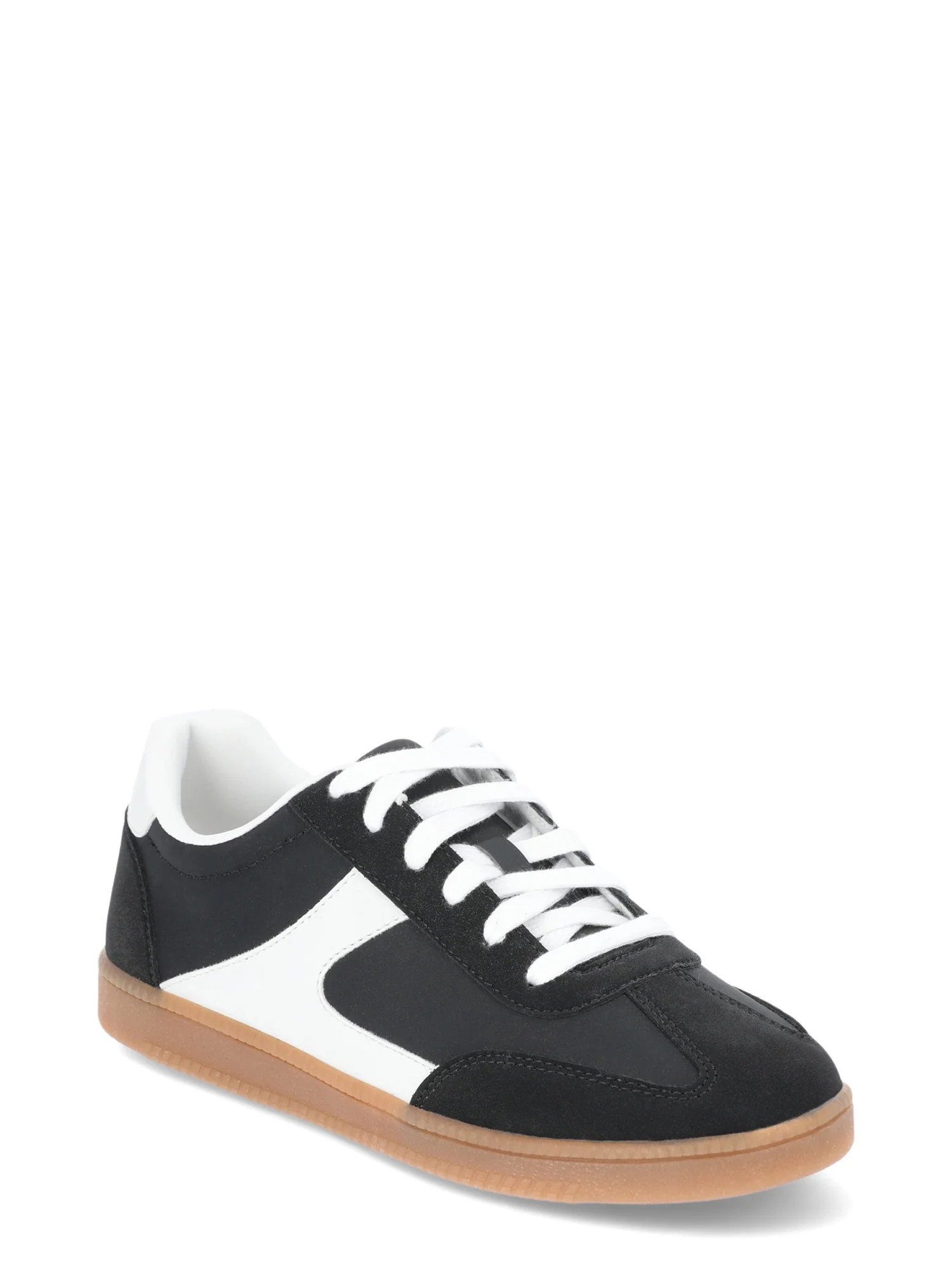 No Boundaries Women's Lace Up Sport Sneakers, Wide Width Available - Walmart.com | Walmart (US)
