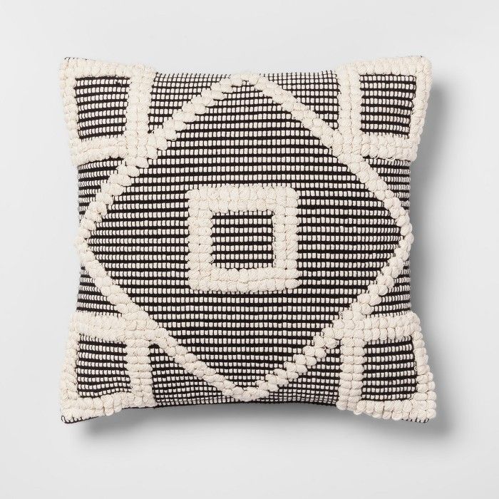 Diamond Throw Pillow Black - Opalhouse™ | Target