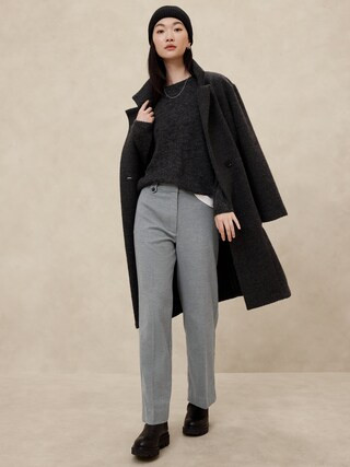 Flannel Straight Trouser | Banana Republic Factory