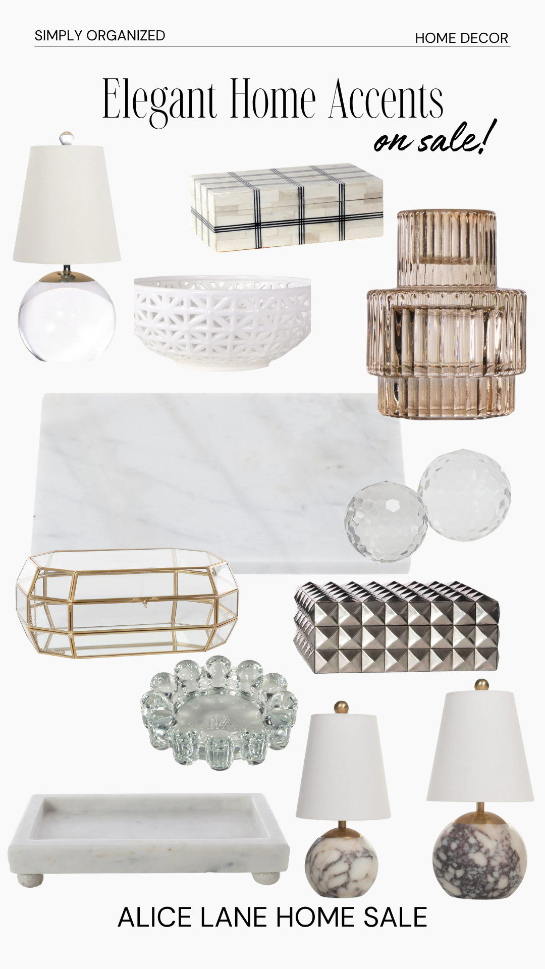 Alice Lane Home is having a great sale for the next couple days! Their beautiful decor and accents make the best gifts for Mother's Day or a wedding. My bubble candle dish and marble tray are a part of the sale too! 

 #LTKMothersDay #LTKHome #LTKSaleAlert
