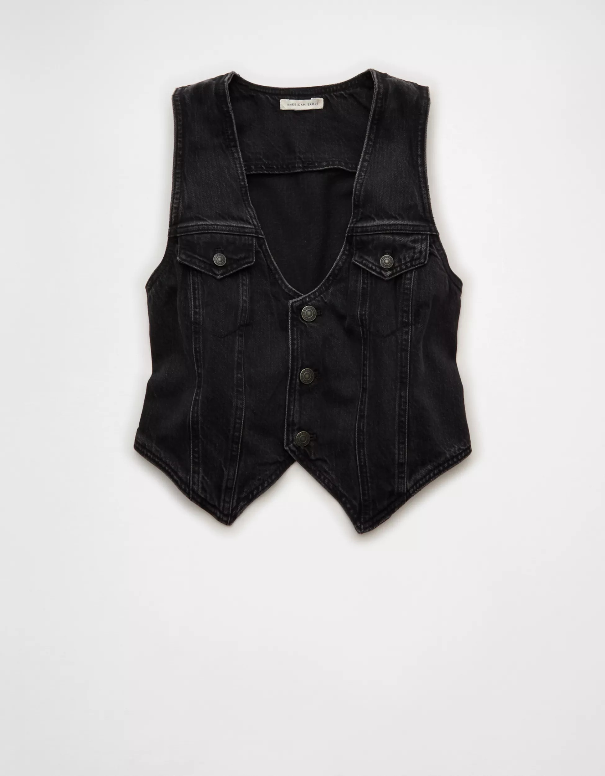 AE Denim Vest | American Eagle Outfitters (US & CA)