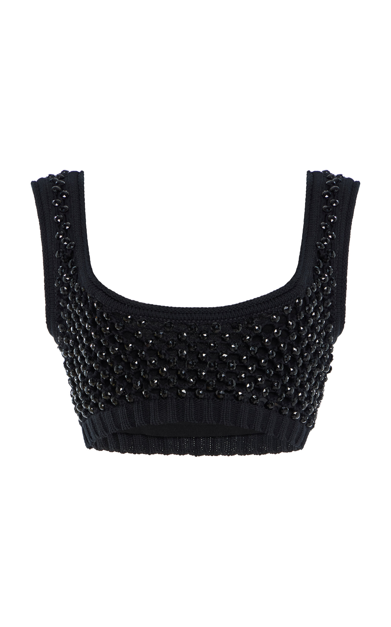 Crystal-Embellished Knit Bralette | Moda Operandi (Global)