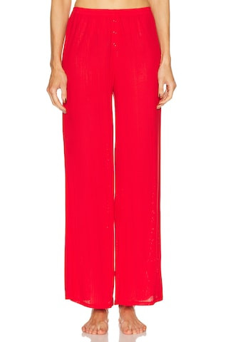 Negative Underwear Whipped Track Pant in Red | FWRD 