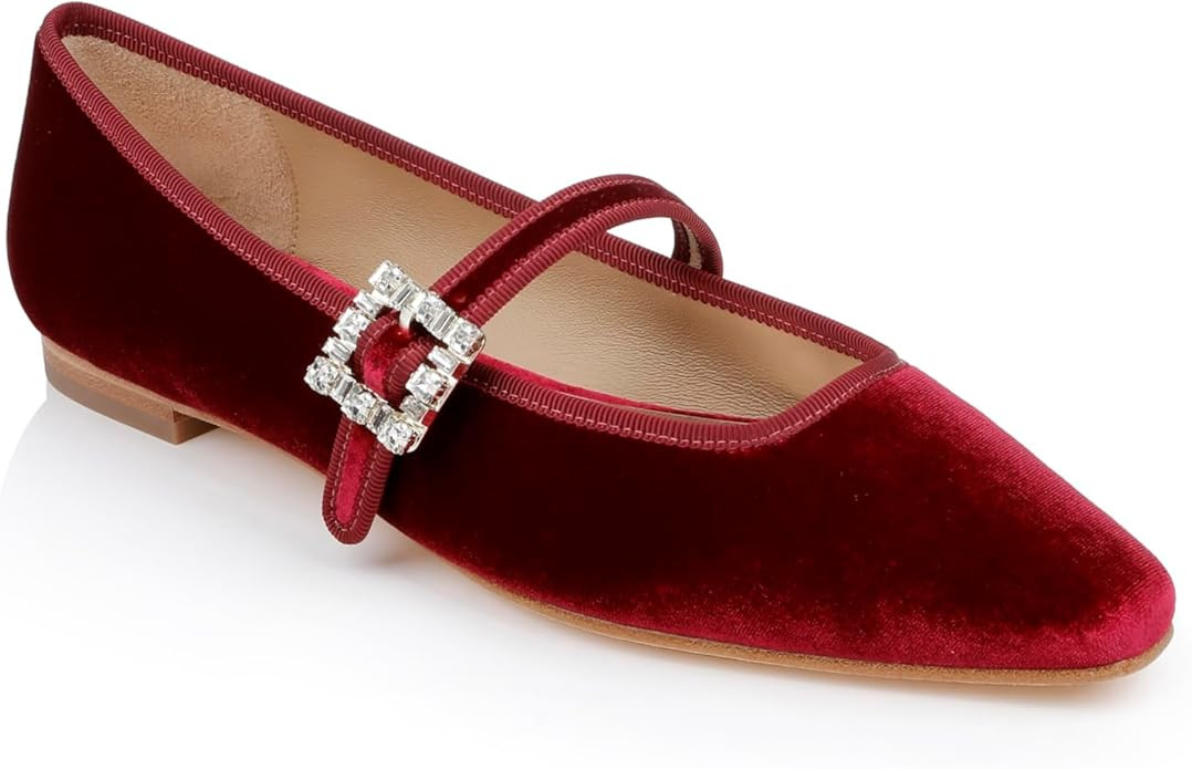 Badgley Mischka Women's Brystol Mary Jane Flat | Amazon (US)