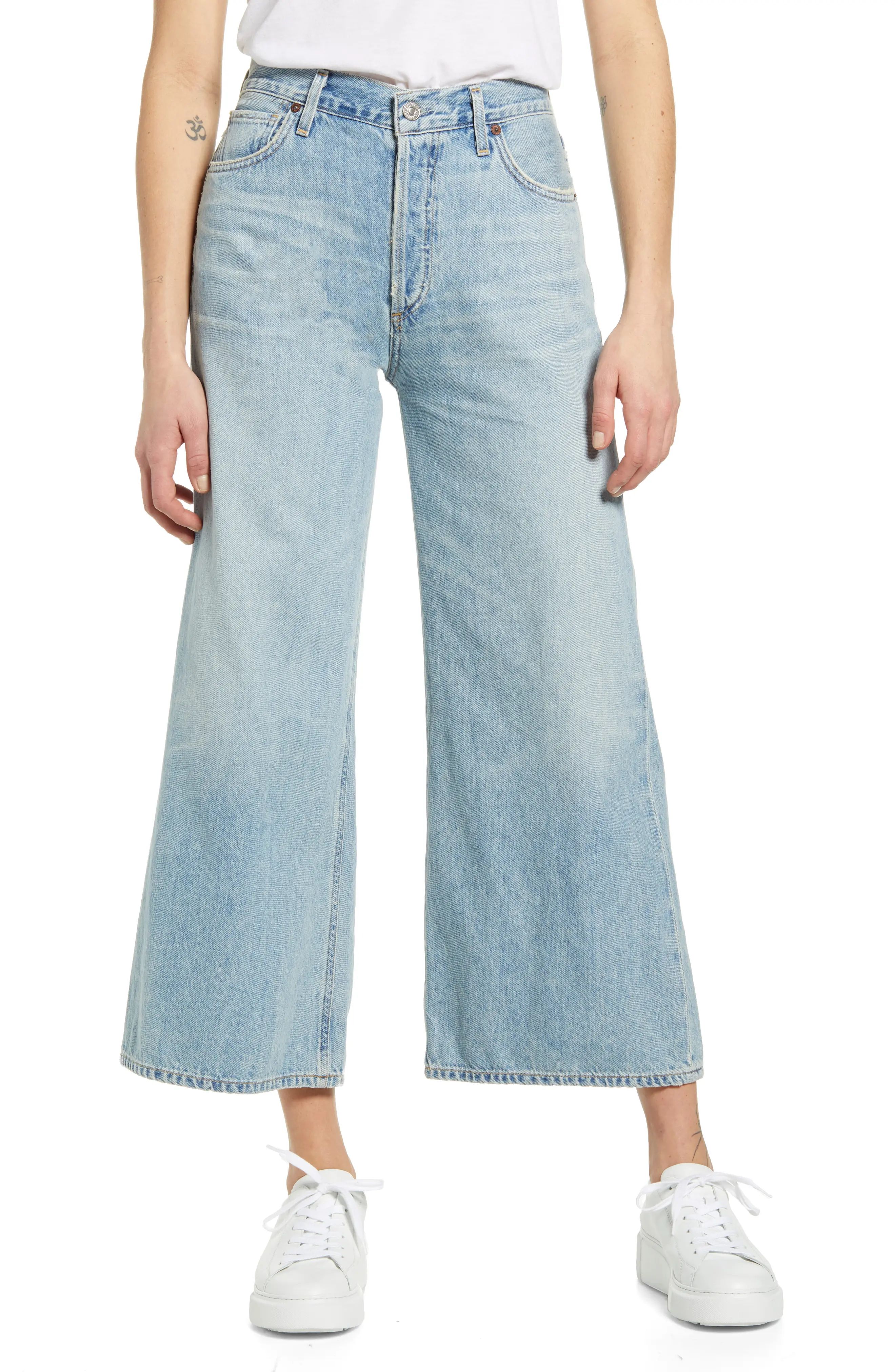 Women's Citizens Of Humanity Serena High Waist Wide Leg Culotte Jeans | Nordstrom