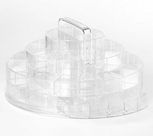 Clearly Chic Clear Nail Boutique Caddy | QVC