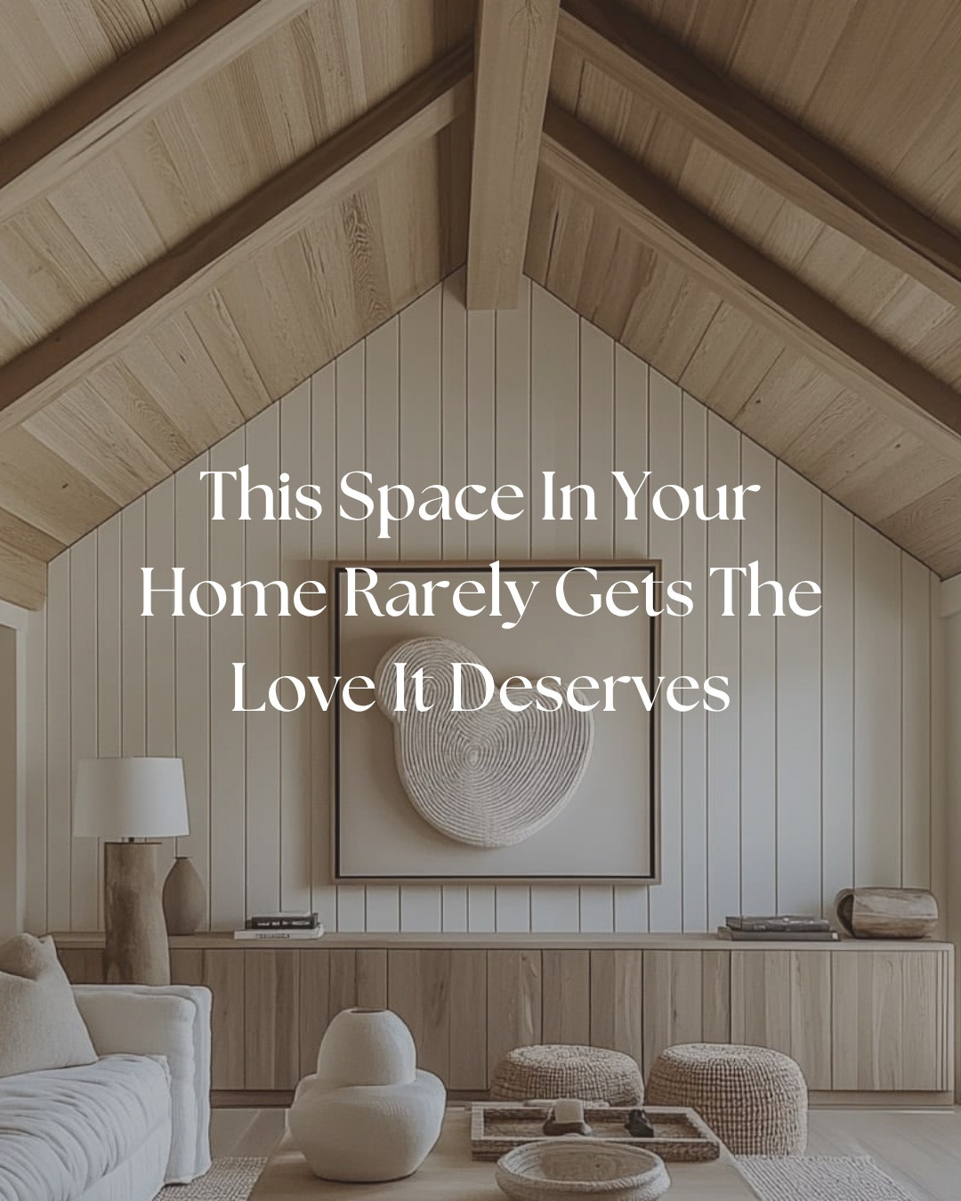 Can we talk about the fifth wall for a second? Because after 20 years of design, I’m convinced the ceiling is the most ignored surface in your entire house, and it’s dying for some attention.

Swipe through for seven ways to give your ceiling a job to do:

Wood stained: warm, rich, and instantly cozy. Zero paint required.

Hardwood flooring: yes, on the ceiling, and yes it’s stunning.

Painted in a contrasting color: the easiest, cheapest, most dramatic option on this whole list.

Wood beam ceilings, painted or stained: keep the architecture, and show it off.

Tongue and groove, shiplap: texture that makes a flat ceiling feel intentional.

Coffered: the “I have a decorator” flex without saying a word.

Wallpaper: because your ceiling deserves a moment too.

Moral of the story: don’t stop at the crown molding. Your ceiling is prime real estate so enjoy bringing it to life!

#LTKHome #LTKstorytime