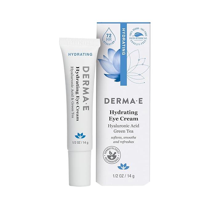 DERMA-E Hydrating Eye Cream – Firming and Lifting Hyaluronic Acid Treatment - Under Eye and Upp... | Amazon (US)