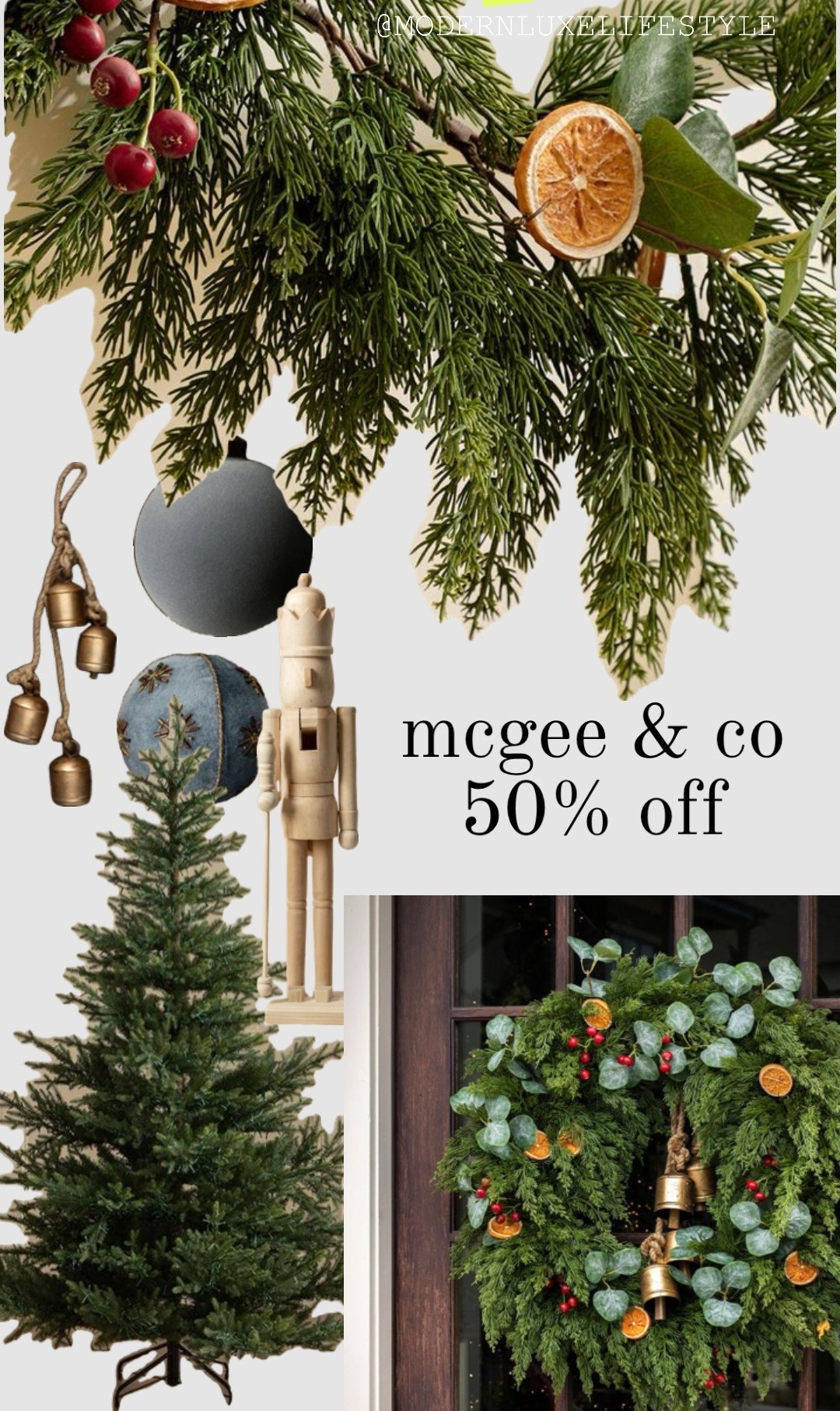 Huge McGee and Co Christmas sale happening now for early Black Friday deals! 

#christmas #decor #sale

#LTKHoliday #LTKSaleAlert #LTKCyberWeek
