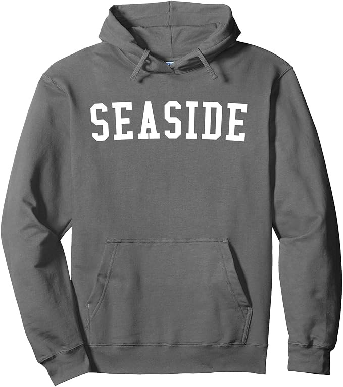 Seaside Florida Prep Block Lettering Vintage Style Pullover Hoodie | Amazon (US)