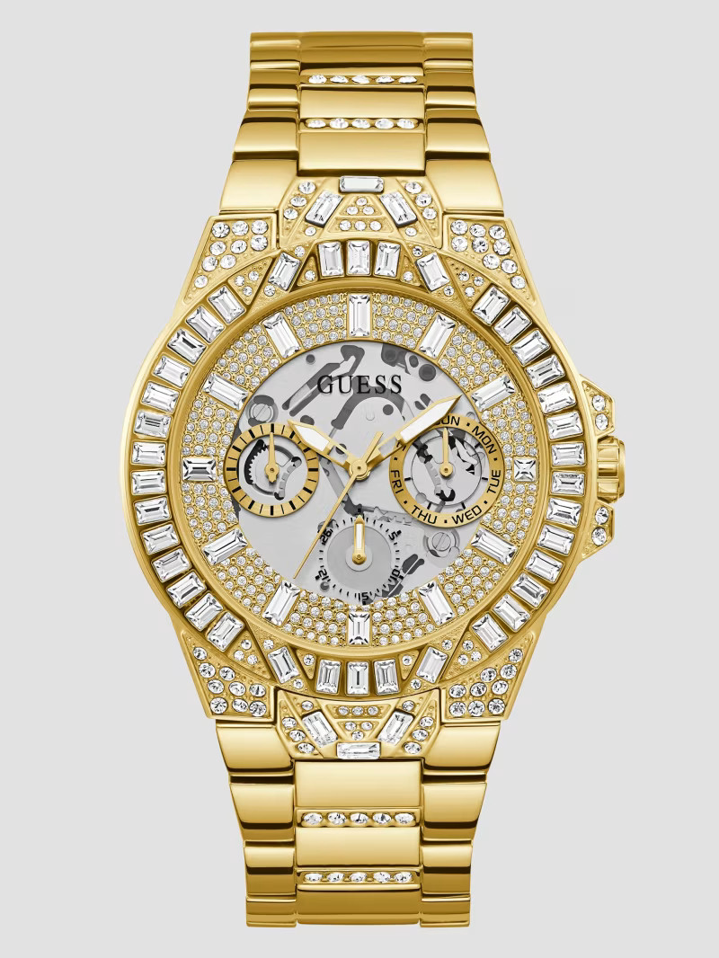 Dynasty Gold-Tone Multifunction Watch | Guess (US)
