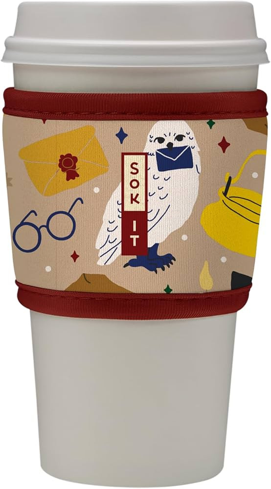Sok It Hot Sok Coffee & Tea Reusable Insulated Neoprene Cup Sleeve (Horcrux) | Amazon (US)