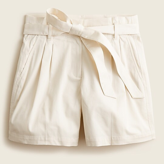 Tie-waist short in lightweight chino | J. Crew US