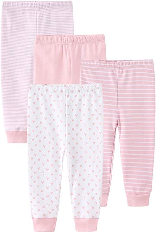 Kiddiezoom Unisex Baby Bodysuits Pants Baby Clothes Short Sleeve Bodysuits Onesies | Amazon (US)