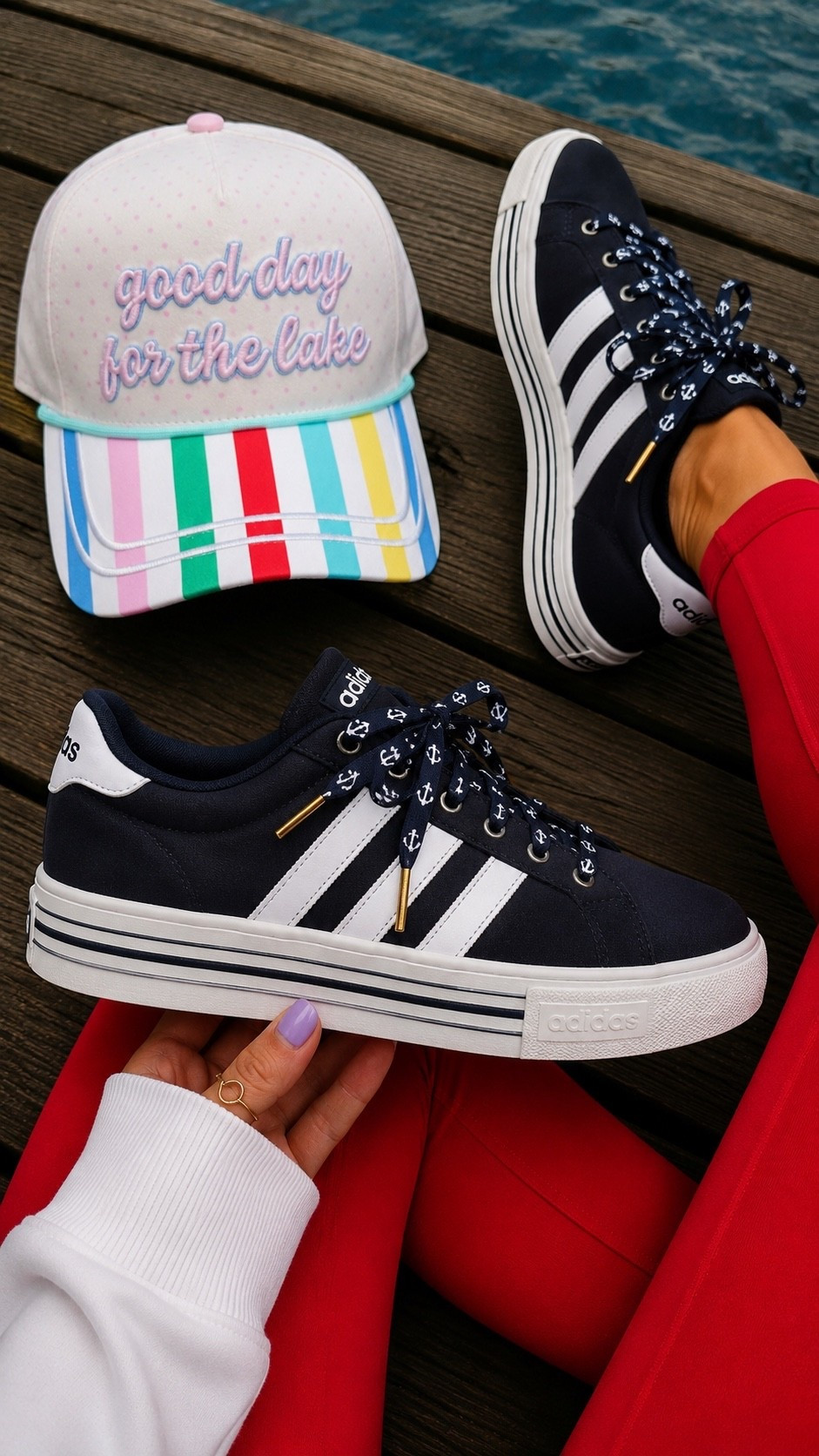 🚨⚓️ LAKE GIRLS!!! ⚓️🚨  20% off TODAY! comment CODE and ill send to you! 

Tell me why these might be my favorite summer sneakers yet! 😍🌊☀️

A day at the lake? ✔️
A sunset boat ride? ✔️
Dock drinks with friends? ✔️
These sneakers? ABSOLUTELY ✔️✔️✔️

Technically they’re a men’s shoe, but I saw them and immediately said, “Yeah… those are coming home with me.” 😂👏 They’re totally unisex and WAY too cute to pass up.

Then I added these anchor shoelaces and now they’re giving full-on captain of the pontoon vibes. ⚓️🚤💙

These are the kind of sneakers that make you want to cancel your plans, grab your cooler, crank up the country music, and head straight to the water. 🎶🌊🍉🕶️

Who’s ready for lake season?! 🙋‍♀️☀️🏖️

⚓️ Comment ANCHOR ⚓️ and I’ll send you the 20% off CODE! ( exclusions do apply

CODE: SUNNYDAY

Ive linked these sneakers in my LTK shop so you can go shop directly from there! 

🌊⚓️🚤☀️🕶️🍹🐟💙🏖️🙌  @shop.ltk #liketkit @dsw #mydsw #ad 

#LakeLife #BoatDay #LakeGirl #SummerStyle #SneakerHead

#LTKootd #LTKgrwm #LTKdayinmylife