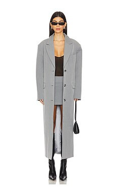 Nakedvice The Isla Coat in Grey from Revolve.com | Revolve Clothing (Global)