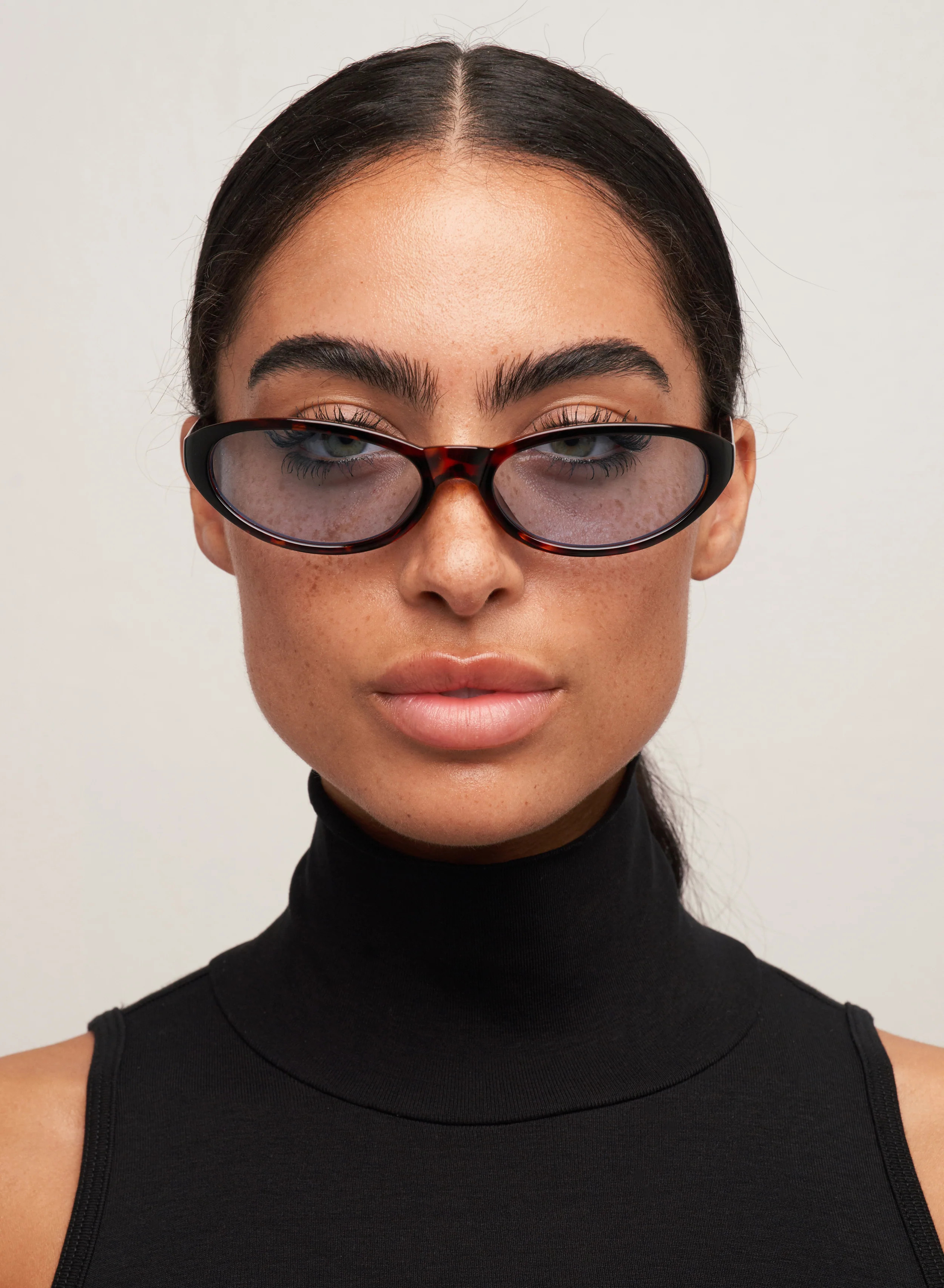 KENNY Cat-Eye Sunglasses \u2013 Tortoiseshell/Blue | Otra Eyewear