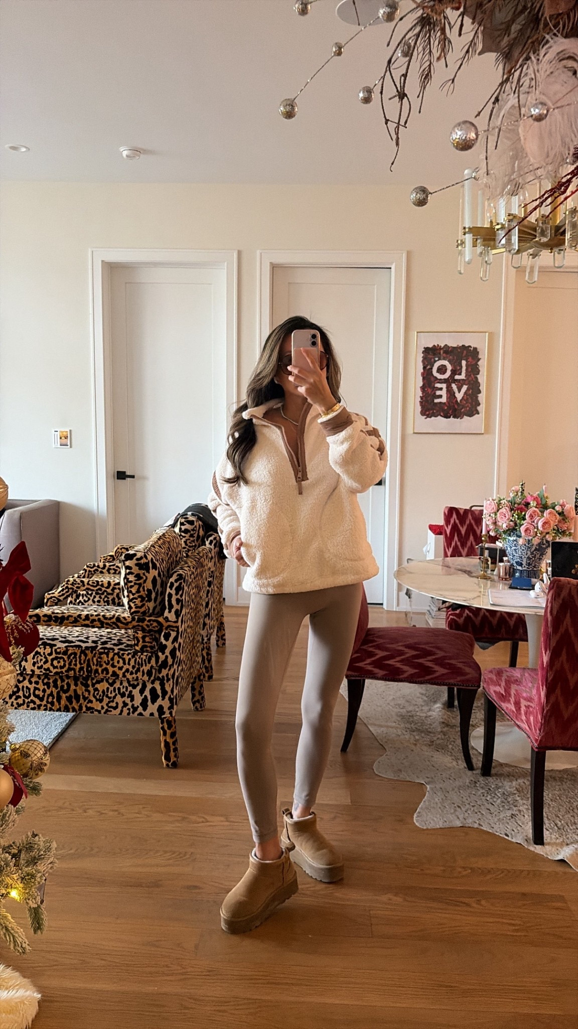 Chic winter style. Lululemon like leggings. Free people like fleece. Both small and from Amazon  

#LTKFindsUnder100 #LTKootd #LTKgrwm