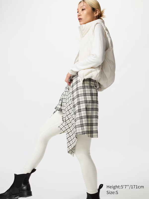 Uniqlo - Heattech Ultra Warm Leggings - Beige | UNIQLO (UK)