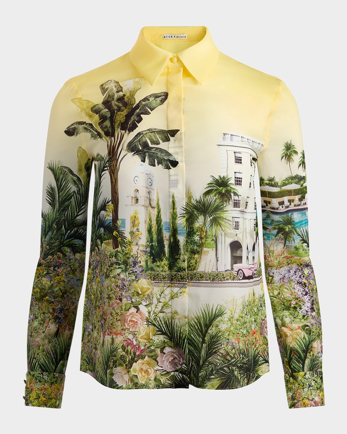 Pure Paradise Willa Silk Blouse | Neiman Marcus