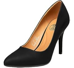 Trary Women’s High Heel Dress Pump Pointed Toe Shoe Classic Office Special Dressy Casual | Amazon (US)