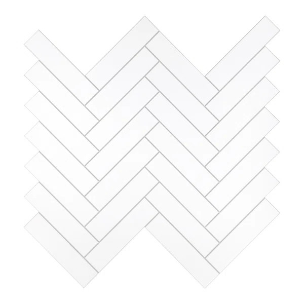 Herringbone Stone Composite Peel & Stick Mosaic Tile | Wayfair North America