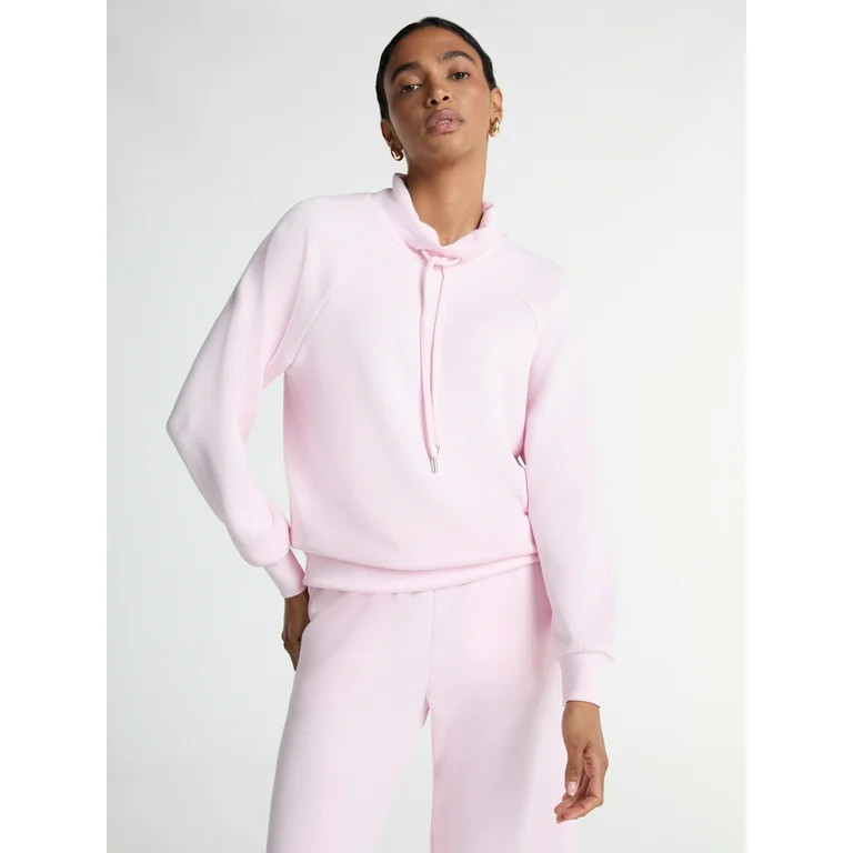 Scoop Women's and Women’s Plus Ultimate ScubaKnit Funnel Neck Sweatshirt, Sizes XS-4X | Walmart (US)