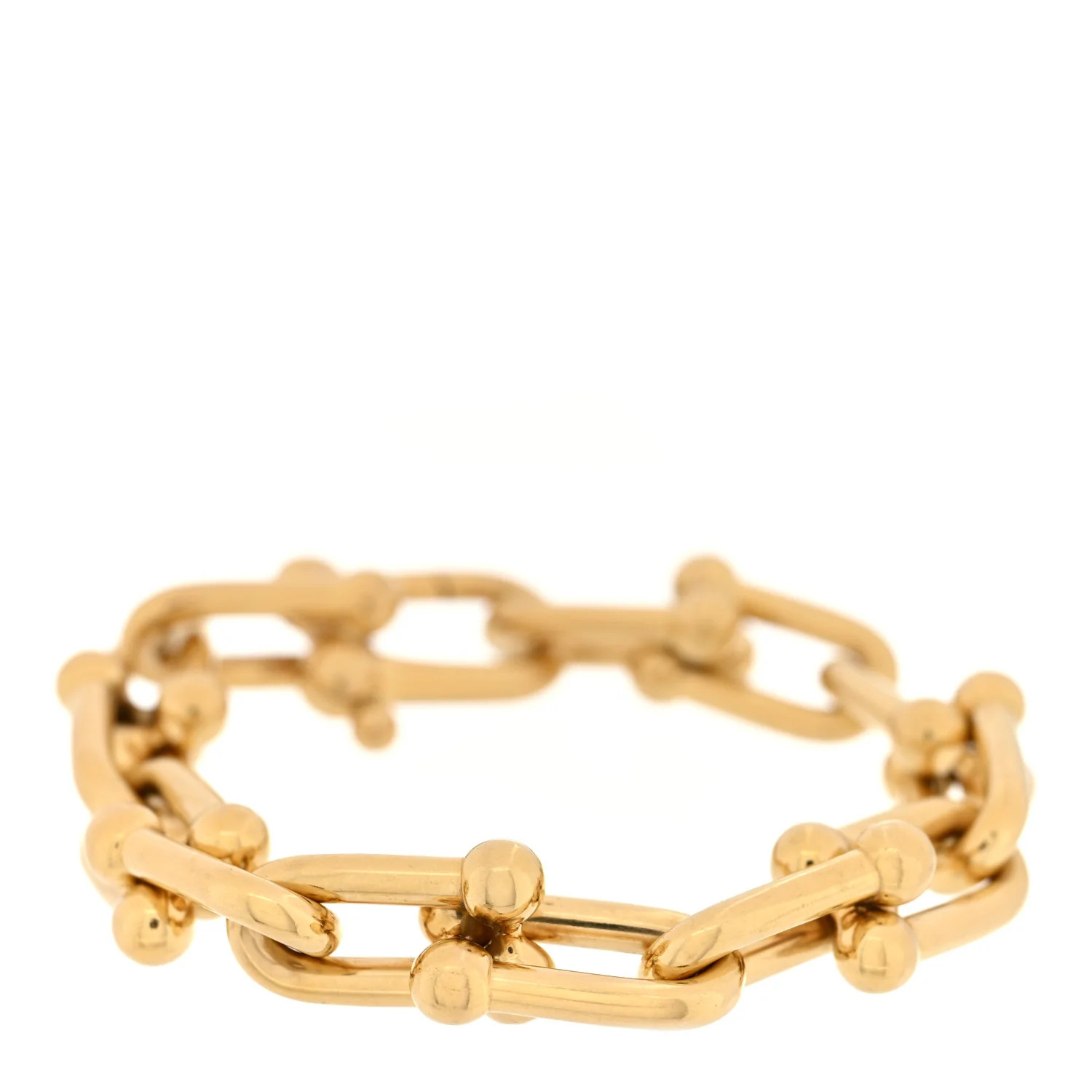 Tiffany 18K Yellow Gold Large HardWear Link Bracelet 1887751 | FASHIONPHILE (US)